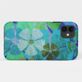 Vintage-Blumen-Grunge-Grafik Case-Mate iPhone Hülle (Rückseite (Horizontal))