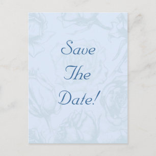 Vintage-Blumen-Hochzeit - Termin merken Ankündigungspostkarte