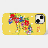 Vintage Blumen i Case-Mate iPhone Hülle (Rückseite (Horizontal))