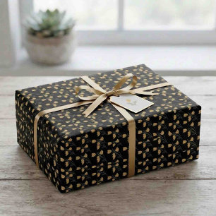 Vintage-Blumen-Kranz-Boho-Botanik Geschenkpapier