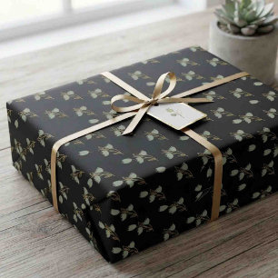 Vintage-Blumen-Kranz-Boho-Botanik Geschenkpapier