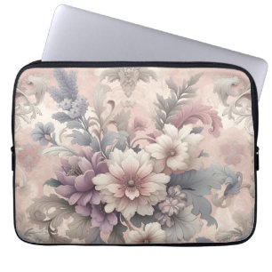 Vintage-Blumen-Laptop-Hülle Laptopschutzhülle