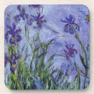 Vintage Blumen lilac-irises-1917 monet. Untersetzer