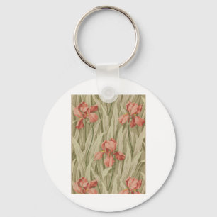Vintage-Blumen-Maler-Aufkleber Schlüsselanhänger