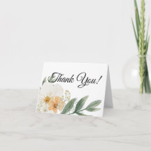 Vintage-Blumen-Minimalistische-Dankeskarten gefalt
