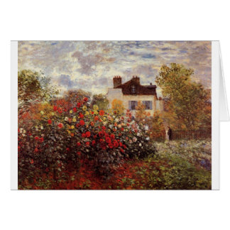 Vintage Blumen Monet-s-Garten-in-Argenteuilsonne