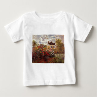Vintage Blumen Monet-s-Garten-in-Argenteuilsonne Baby T-shirt