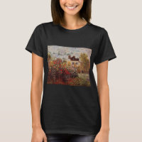 Vintage Blumen Monet-s-Garten-in-Argenteuilsonne