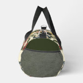 Vintage-Blumen-Monogramm-Name Duffle Bag (Rechts)