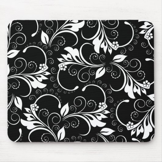 Vintage-Blumen Mousepad (Vorne)