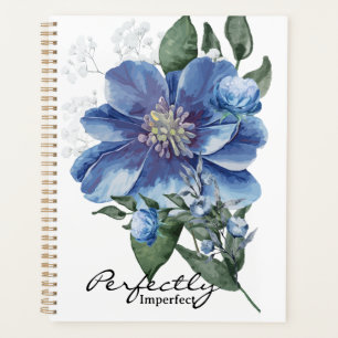 Vintage-Blumen-Muster minimalistisches Notizbuch T Planer