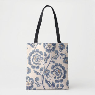 Vintage-Blumen-nahtloses Musterelement. Elegante T Tasche