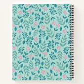 Vintage Blumen Notizblock (Rückseite)