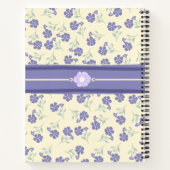 Vintage-Blumen-Notizbuch Notizblock (Rückseite)