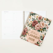 Vintage-Blumen Personalisierter Planer (Anzeige)