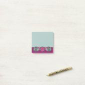 Vintage-Blumen-Post-it-Notes Post-it Klebezettel (Auf Schreibtisch)