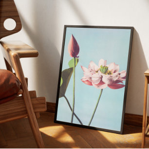 Vintage-Blumen-Poster Poster