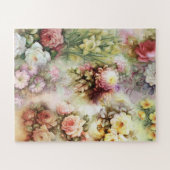 Vintage-Blumen Puzzle (Horizontal)