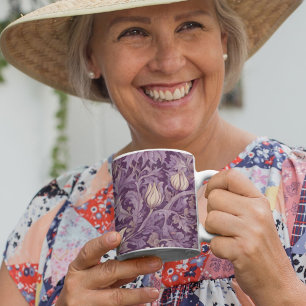 Vintage-Blumen-Ruhestandsgeschenke für Mama Violet Tasse