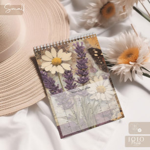 Vintage-Blumen-Schmetterlings-Kalender Kalender