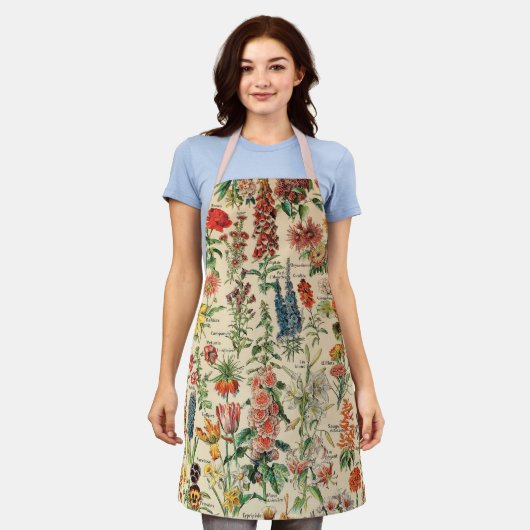 Vintage-Blumen-Schürze Schürze (Getragen)