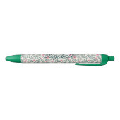 Vintage-Blumen-Script-Name-Monogramm Kugelschreiber (Unterseite)