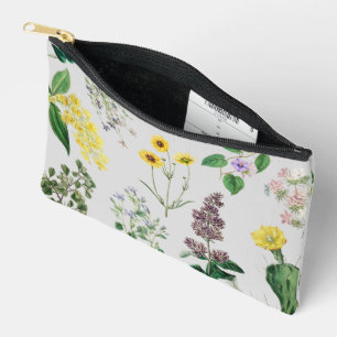 Vintage-Blumen-Set Zubehörtasche