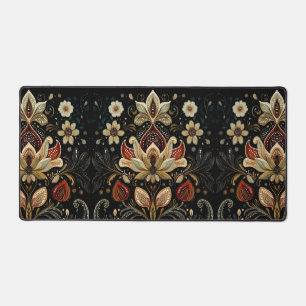 Vintage-Blumen-Tapeten-Kunstprint Schreibtischunterlage