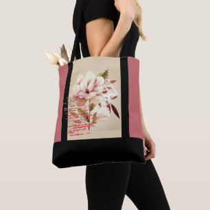 Vintage-Blumen-Taschentuch Tasche