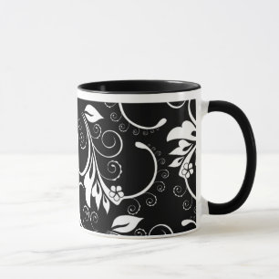 Vintage Blumen Tasse