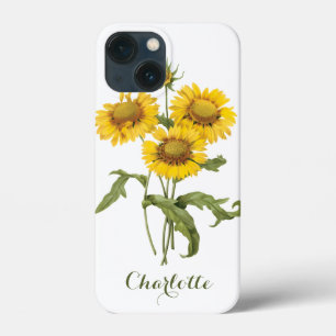 Vintage-Blumen-Teppichblume Sonnenblume von Redout Case-Mate iPhone Hülle