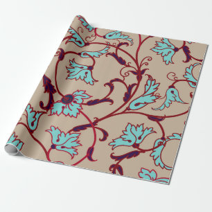 Vintage-Blumen-Texturmuster. Nahtloses Muster, Geschenkpapier