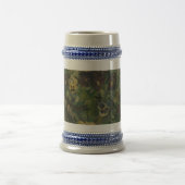 Vintage Blumen Van Gogh Stiefmütterchenkorb Bierglas (Mittel)
