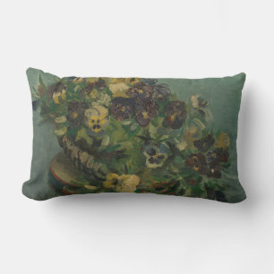 Vintage Blumen Van Gogh Stiefmütterchenkorb Lendenkissen