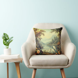 Vintage-Blumen-Wurfkissen – Elegante Retro-Blume Kissen