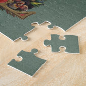 Vintage-Blumenalphabet Puzzle (Seite)