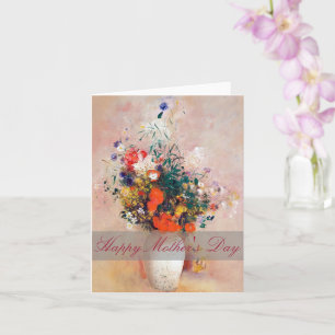 Vintage Blumenbenutzerkarte Karte