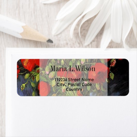 Vintage Blumenbezeichnungen (Insitu)