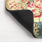 Vintage Blumenbilder Mousepad (Ecke)