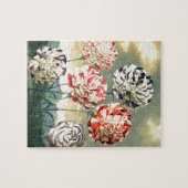 Vintage Blumenbilder Puzzle (Horizontal)