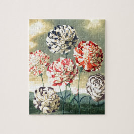 Vintage Blumenbilder Puzzle