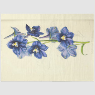 Vintage Blumenblumen Ephemera Decoupage Tis Seidenpapier