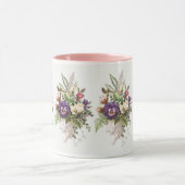 Vintage BlumenBouquet-Blume Tasse (Zentrum)