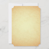 Vintage Blumenbouquet Islamische Hochzeit Einladun Einladung (Rückseite)