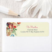 Vintage Blumenchic Hochzeitsfeiern Rücksendeadress (Insitu)