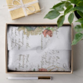 Vintage BlumenCollage Seidenpapier (Geschenk)