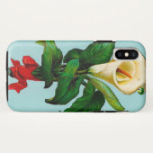 Vintage Blumendarstellung Case-Mate iPhone Hülle (Rückseite (Horizontal))