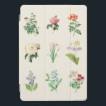 Vintage Blumendarstellung Minimalistisch Botanisch iPad Pro Cover<br><div class="desc">Dieses iPad Cover enthält eine Reihe detaillierter Vintager Blumenbilder,  die vertikal in einem weichen Cremeturnier angeordnet sind. Das Design verbindet den botanischen Charme mit klassischer Eleganz und ist somit perfekt für Gartenliebhaber,  Naturfreunde oder alle,  die zeitlose Blumenkunst mit einer raffinierten Ästhetik schätzen.</div>