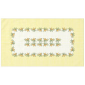 Vintage Blumendecke, karierte&dots-Tischdecke 60"x Tischdecke (Vorderseite (Horizontal))