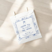 Vintage Blumendekoration Danke Baby Dusche Geschenktütchen